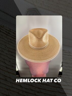 EUC Hemlock Hat Co Palm Straw Hat